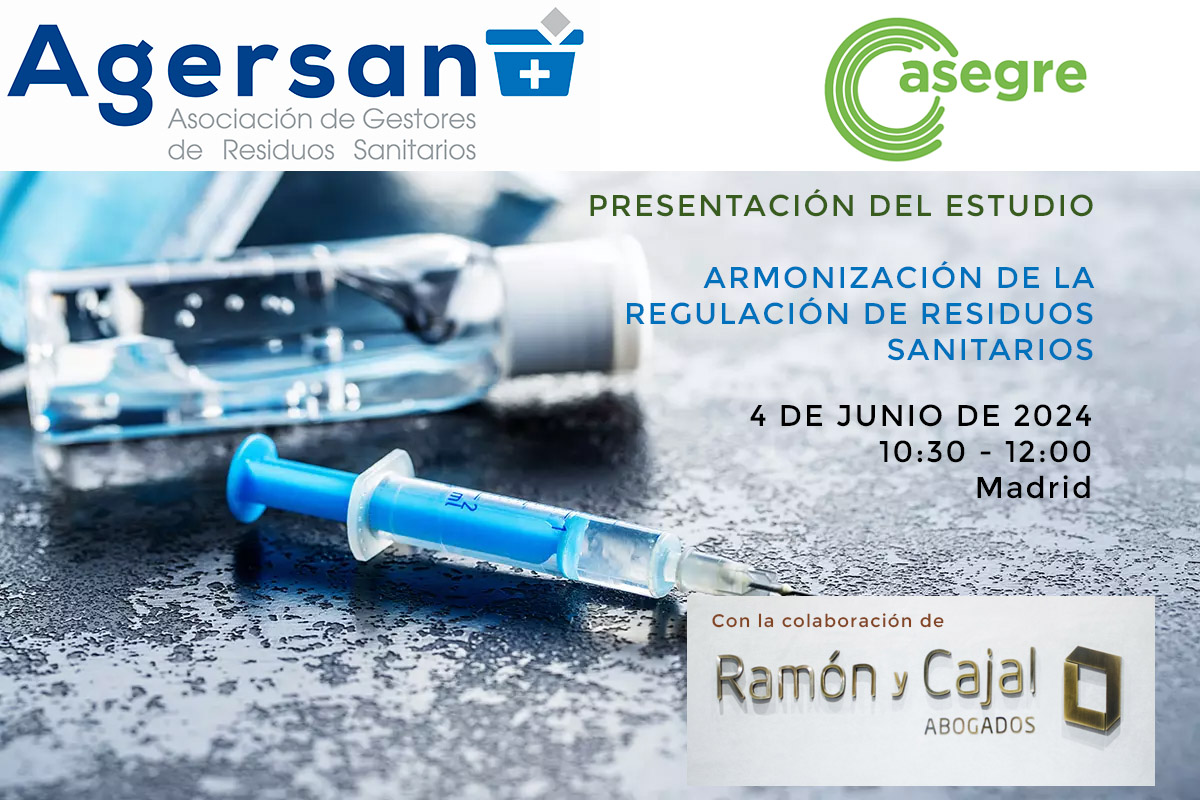 Presentación del primer estudio comparado sobre la regulación de los residuos sanitarios